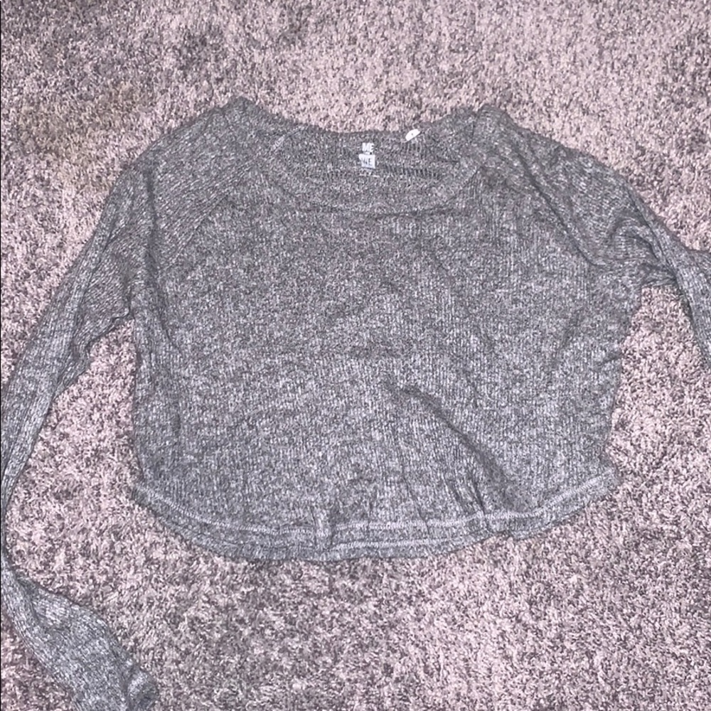 ME TO WE SUPER SOFT CROPPED LONG SLEEVE